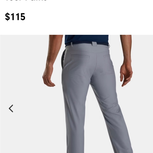 FootJoy Slim Fit Tour Pants - Picture 2 of 9